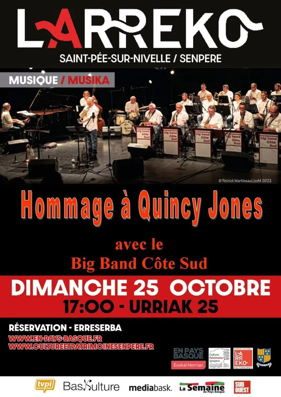 Hommage à Quincy Jones avec le Big Band Côte Sud
