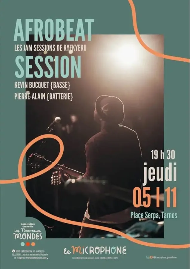 Jam afro beat session par Kyekyeku