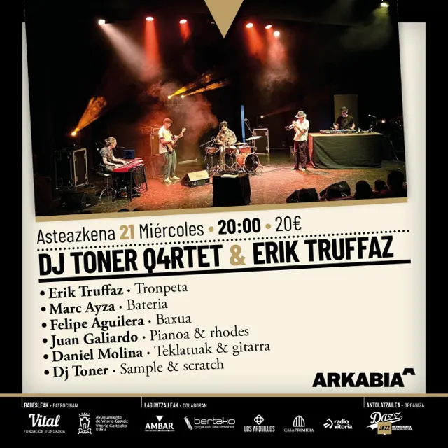 Dazz Jazz 2026 : DJ Toner Q4rtet & Erik Truffaz