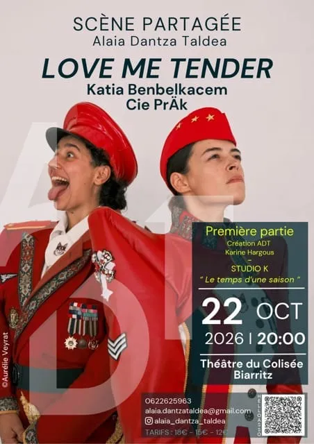 Scène partagée - Alaia Dantza Taldea : Love me tender (Cie PrÄk)