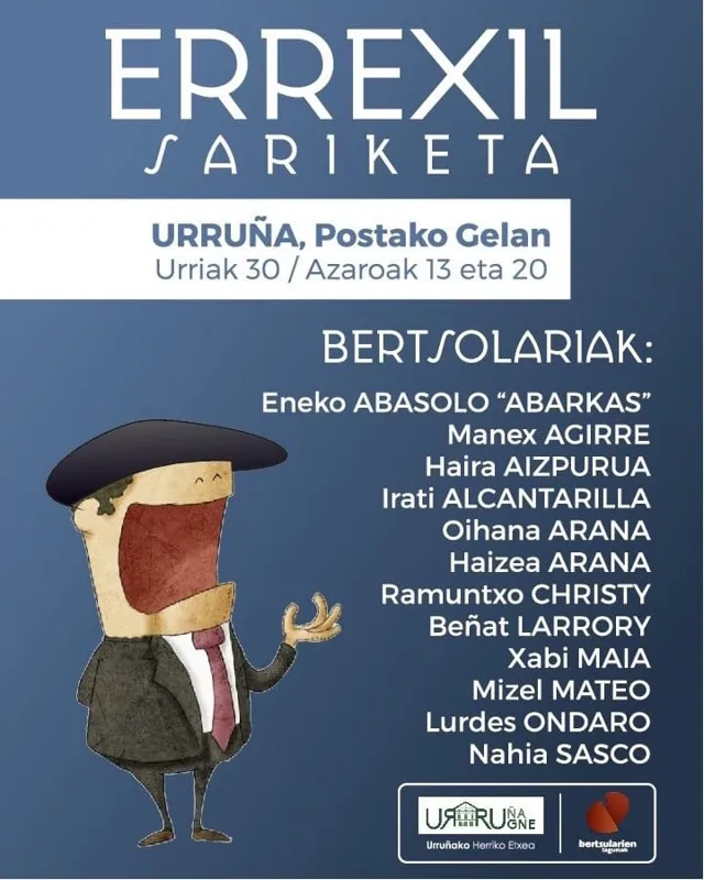 Championnat de bertso en hommage à Errexil (Errexil Sariketa)