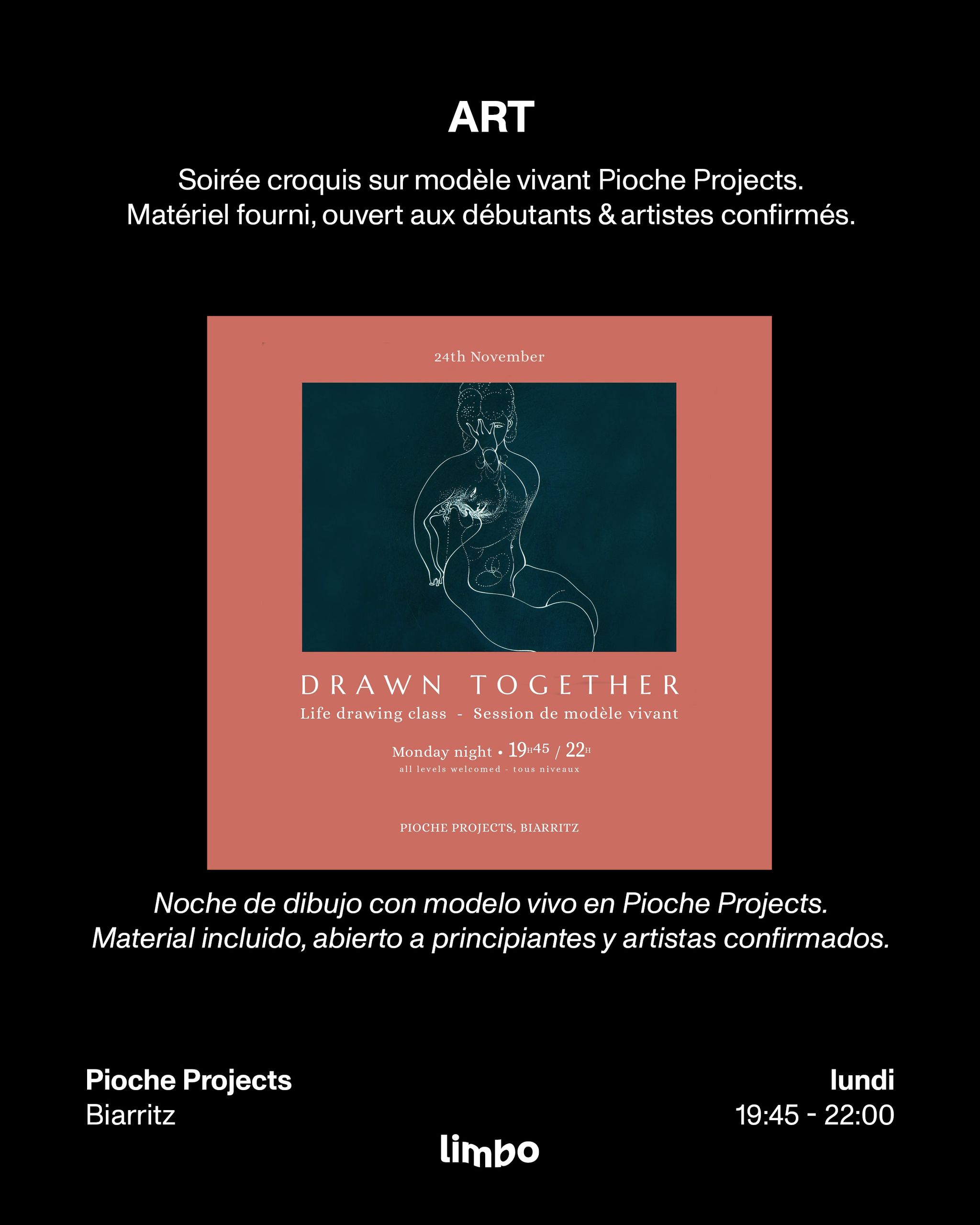 Drawn Together — Croquis sur modèle vivant