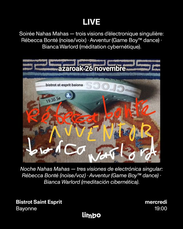 Nahas Mahas — Trois visions d'électronique singulière