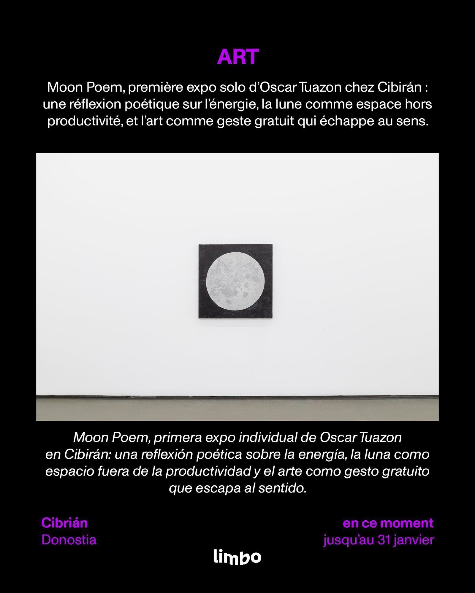 Moon Poem — Oscar Tuazon