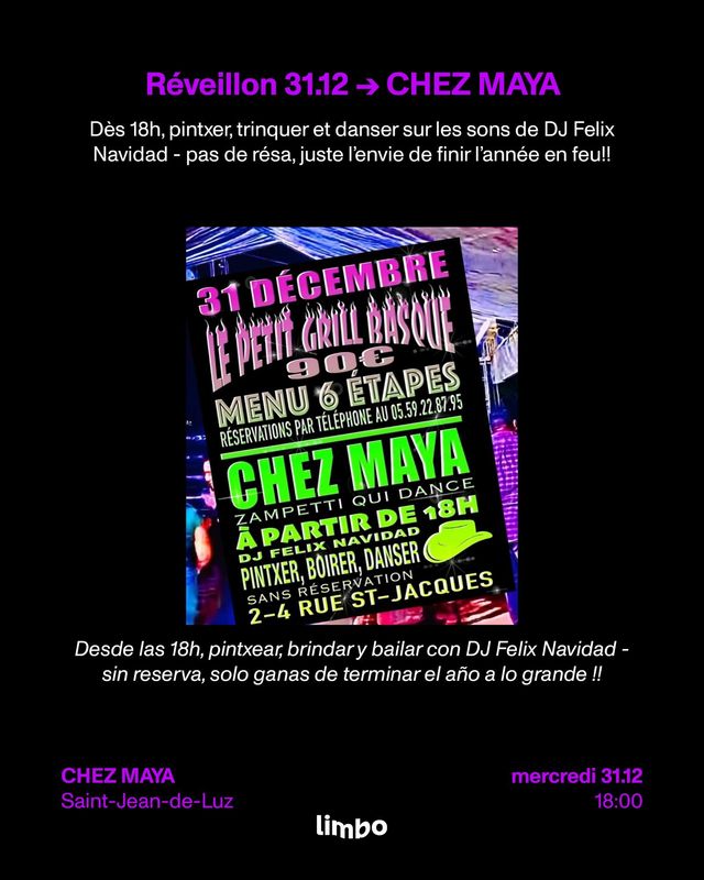 Réveillon — Chez Maya