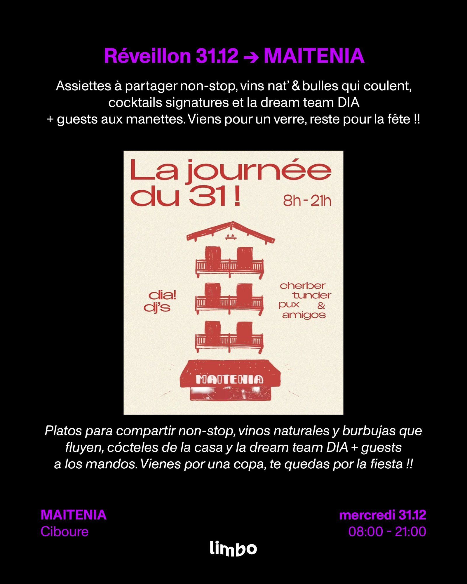 Réveillon — Maitenia