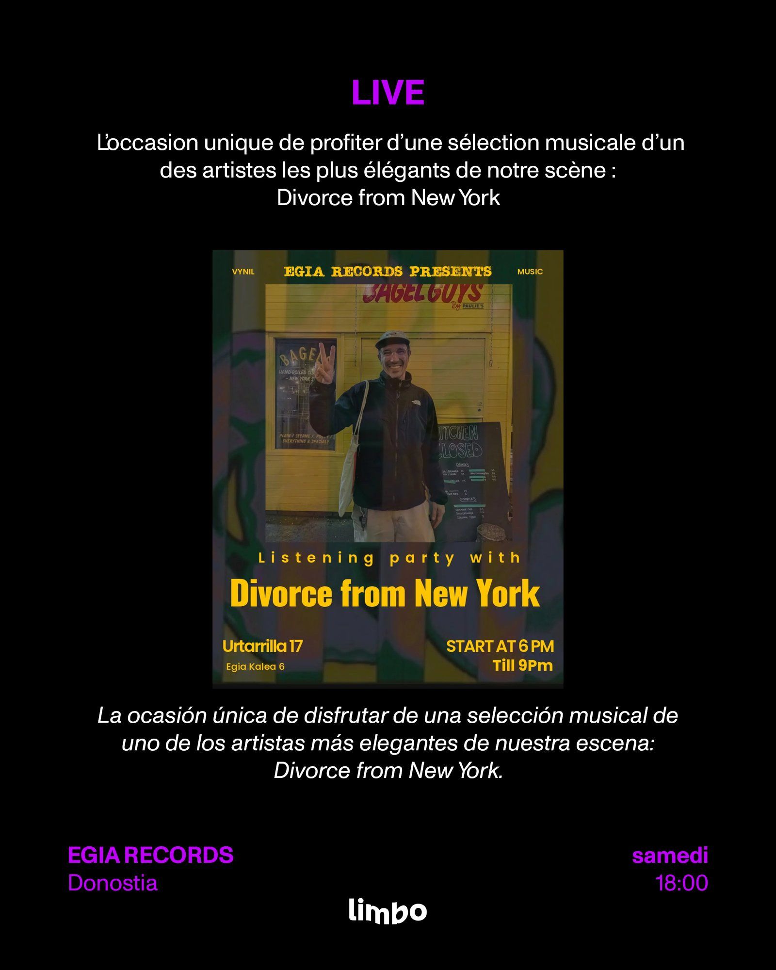 Divorce from New York — Listening Party